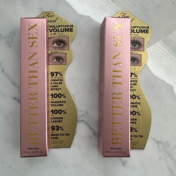Too Faced Other - 2x Too Faced Better Than Sex Volumizing & Lengthening Mascara